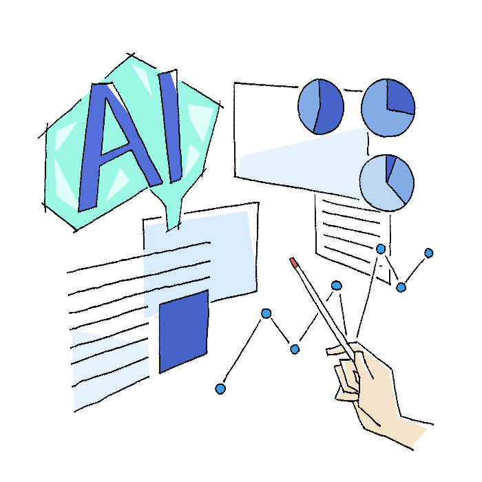 AI研修のイラスト
